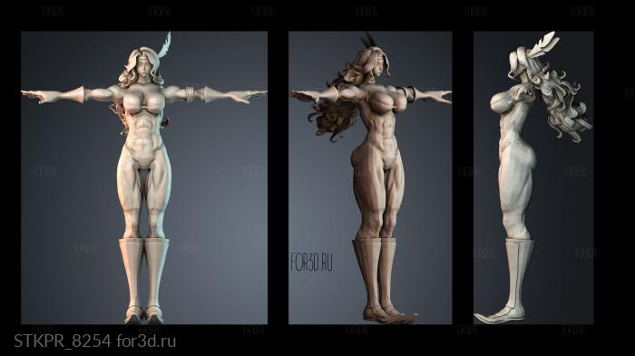 STKPR_8254 3d stl модель для ЧПУ