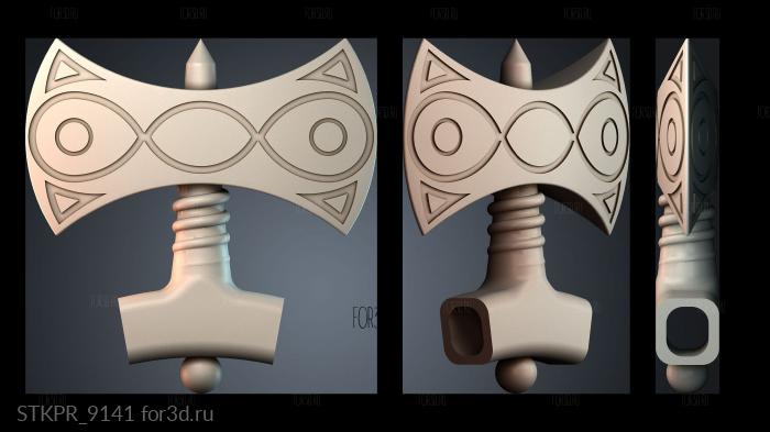 STKPR_9141 3d stl for CNC