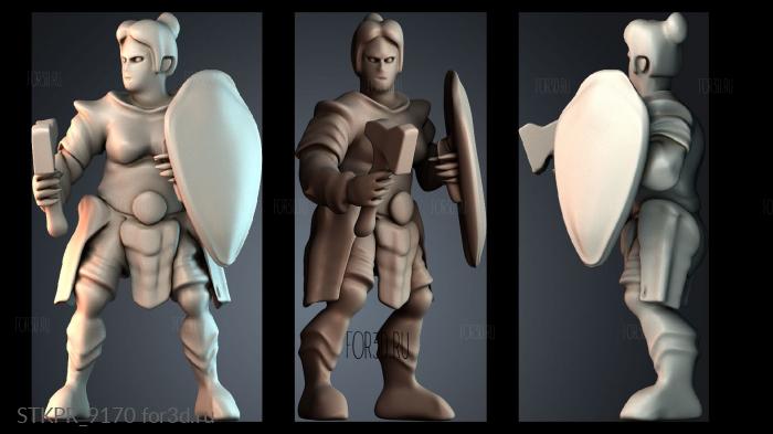 STKPR_9170 3d stl for CNC