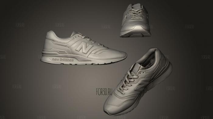 Zapatilla New Balance stl model for CNC