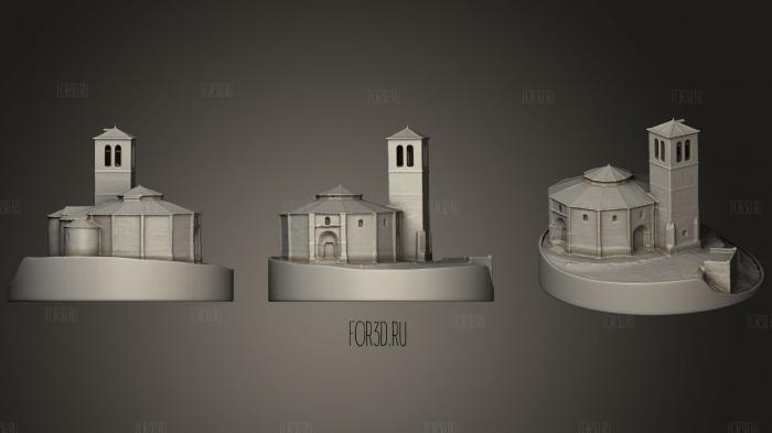 Iglesia de la Vera Cruz Segovia 3d stl модель для ЧПУ