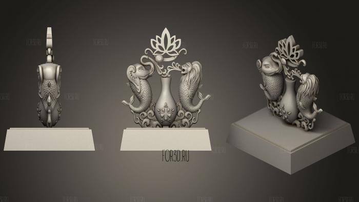 Merlion and Elephant for decoration 3d stl модель для ЧПУ