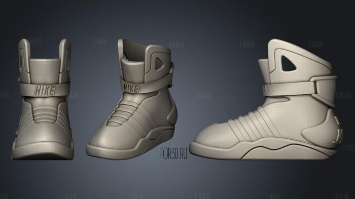 Back to the future 2 nike mags stl model for CNC