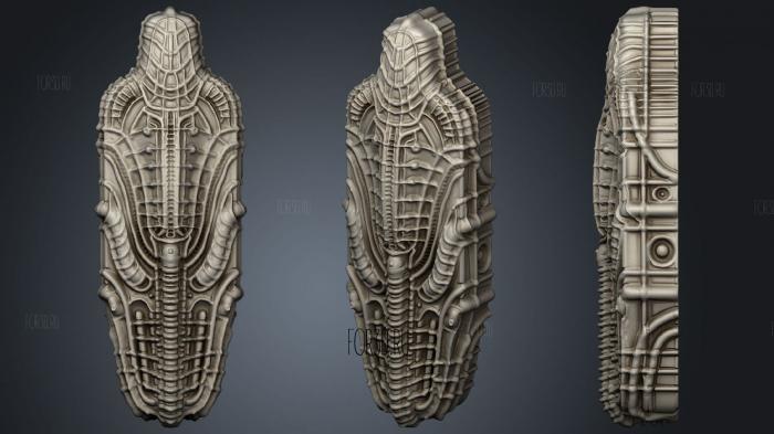 Bio Craft Strech Goals Alien sarcophagus stl model for CNC