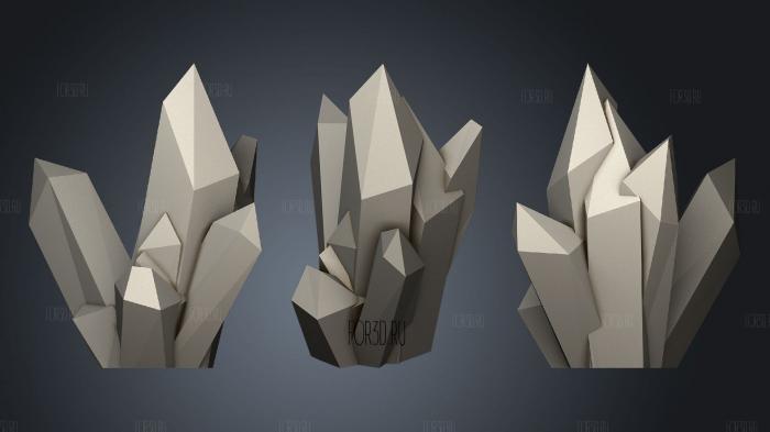 Crystal The Third stl model for CNC