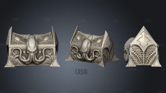Cthulhus Chest stl model for CNC