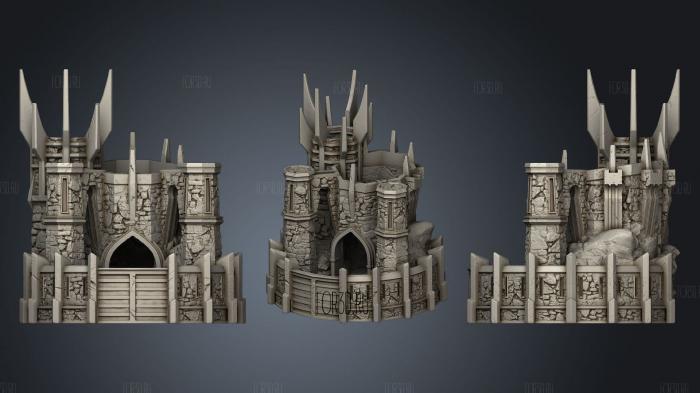 Башня костей, Темная Башня 3d stl модель для ЧПУ