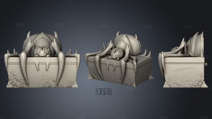 Expedition to the Underworld Drow Chest stl model for CNC