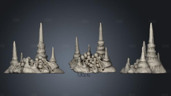 Expedition to the Underworld Spider Eggs stl model for CNC