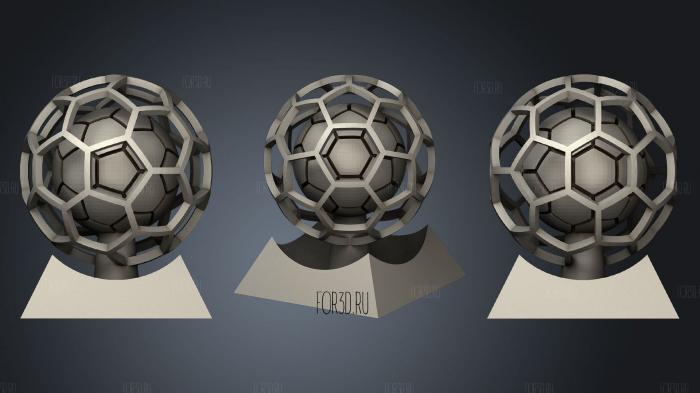 Футбол Футбольный Мяч 3d stl модель для ЧПУ