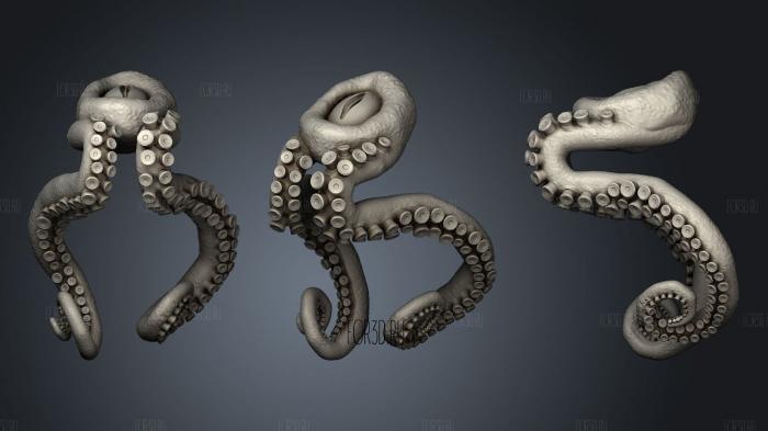 Lovecraftian tentacles creature 3d stl модель для ЧПУ
