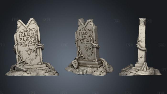 Oasis Big Ancient Stone stl model for CNC