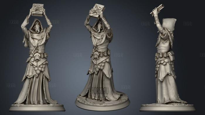 One Cultist 01 stl model for CNC