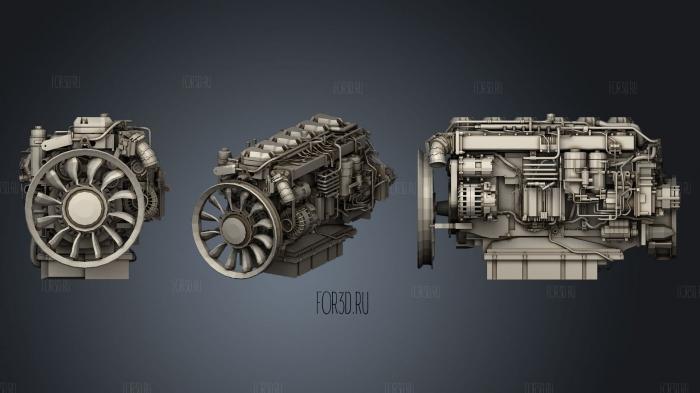 Scania Ab stl model for CNC