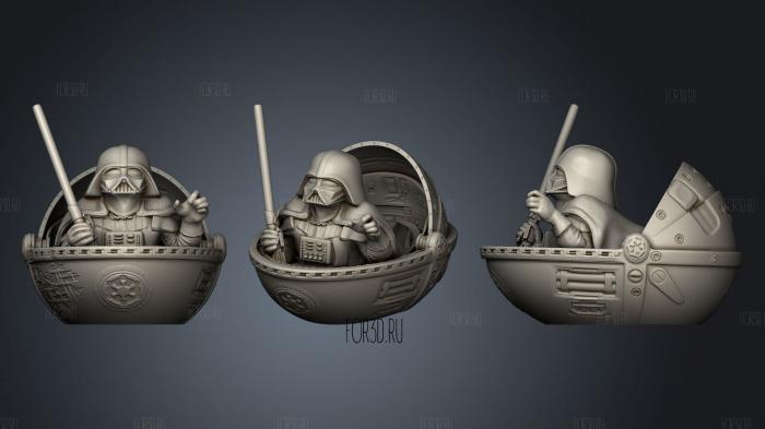 Star Wars Baby Vader 3d stl модель для ЧПУ