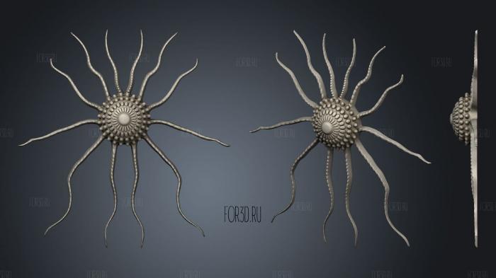 Starfish stl model for CNC