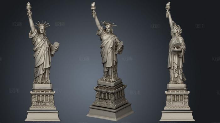 Statue of Liberty stl model for CNC