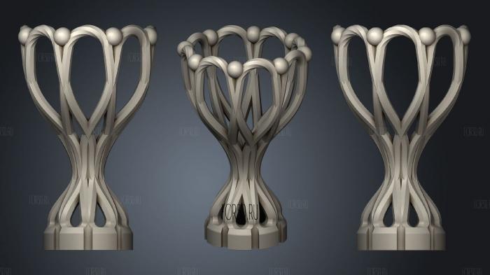 Swoops Trophy Cup stl model for CNC