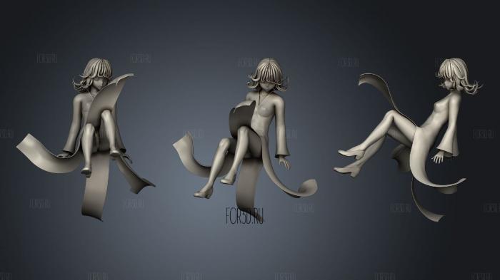 Tatsumaki 02 stl model for CNC