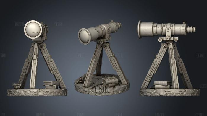 Telescope stl model for CNC