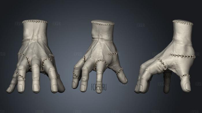 Walking hand stl model for CNC