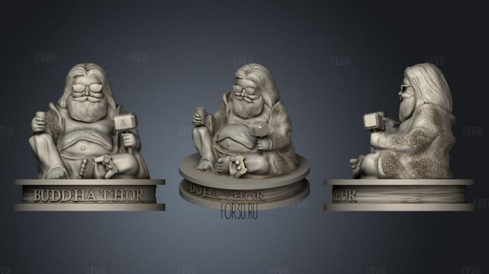 Thor Budda stl model for CNC