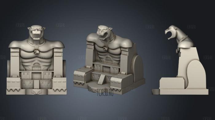 Thundercats Toca Dos Gatos stl model for CNC