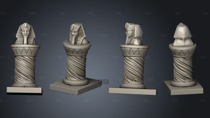 Anubis Shrine 01 stl model for CNC