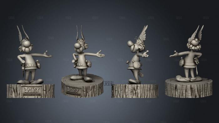 Asterix split keyed DS 3d stl модель для ЧПУ