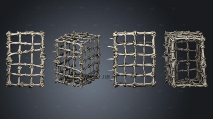 Bone Cage stl model for CNC