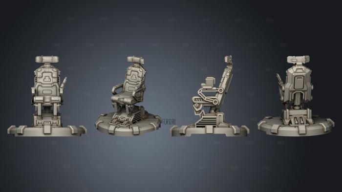 Chair stl model for CNC