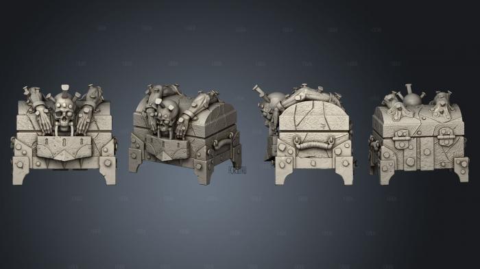 Nightmare Chest stl model for CNC
