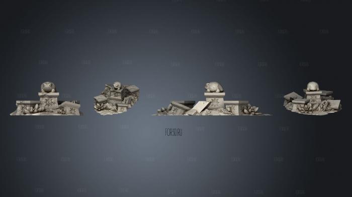 Oasis Terrain stl model for CNC