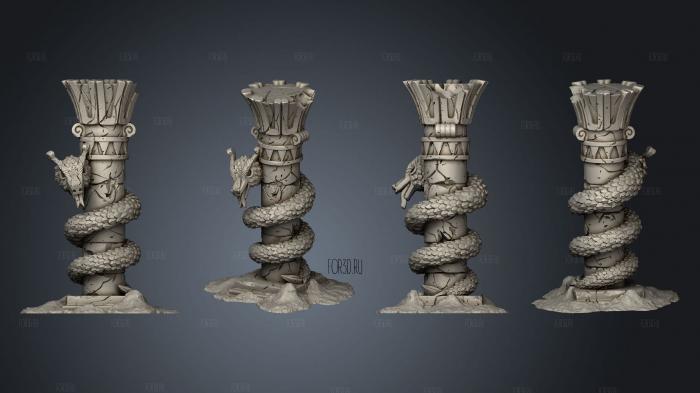 On Ancient Sands RE Props A Pillar 3d stl модель для ЧПУ