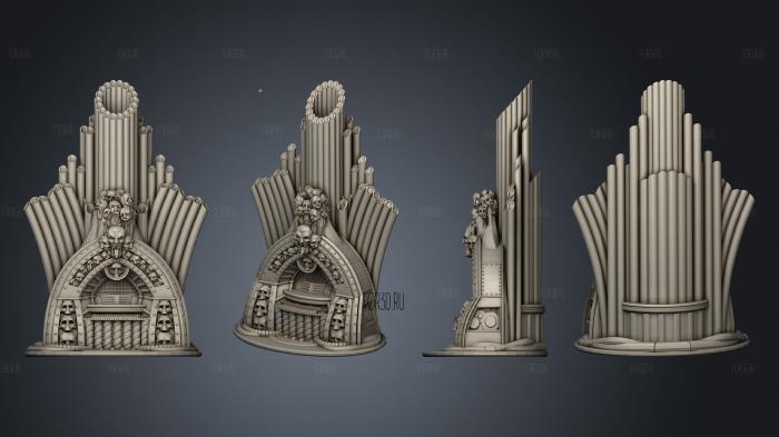 Organ Screaming Souls ed Scenery stl model for CNC