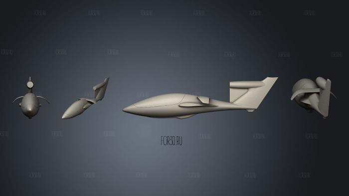 rc airplane windex fuselage glider stl model for CNC