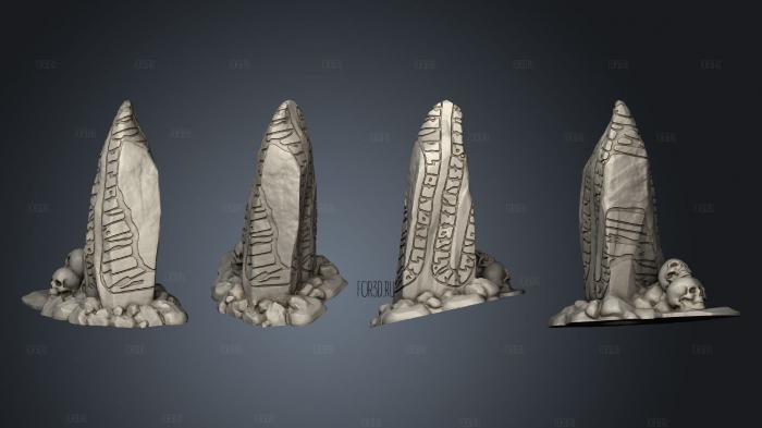 RUNESTONESPRE stl model for CNC