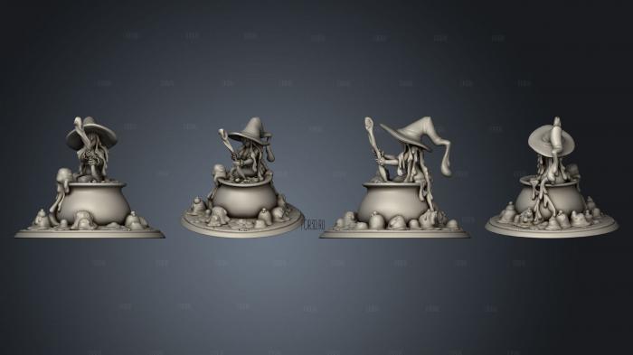 Slime Witch stl model for CNC