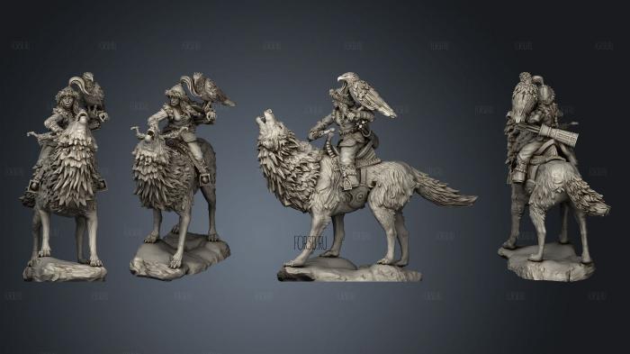 Steppe Rider CG stl model for CNC