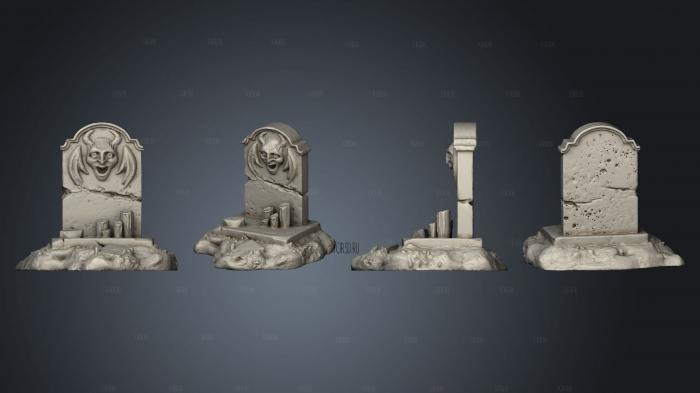 Рельефный Надгробный камень 2 3d stl модель для ЧПУ