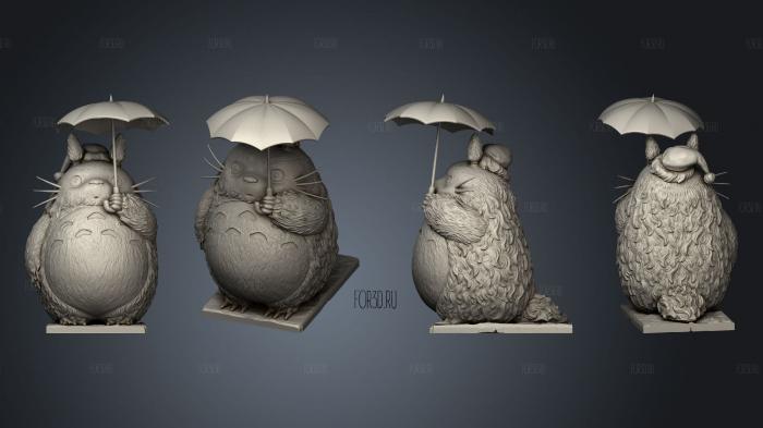 Totoro dowload stl model for CNC