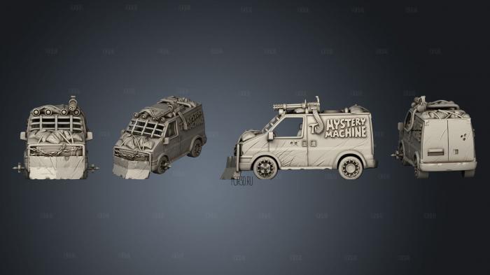 Vault Z The Mystery Machine stl model for CNC