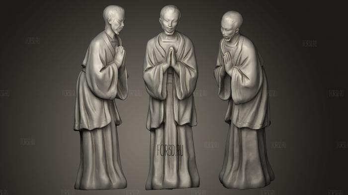 Nativity scene figurine Joseph Beln Porcelain stl model for CNC