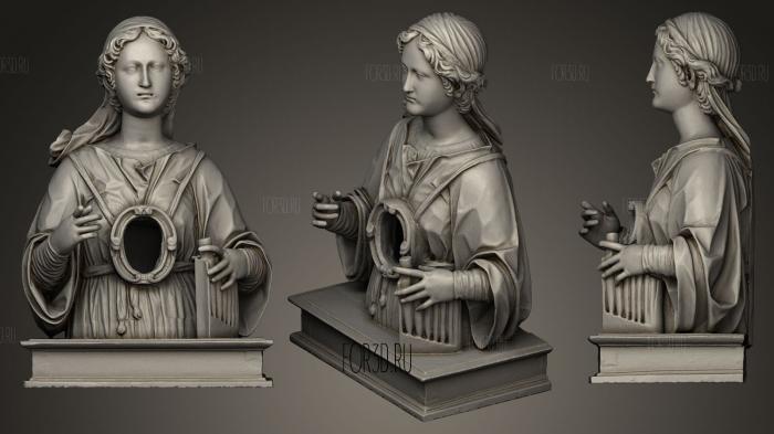 Реликарио-де-Санта-Сесилия 3d stl модель для ЧПУ