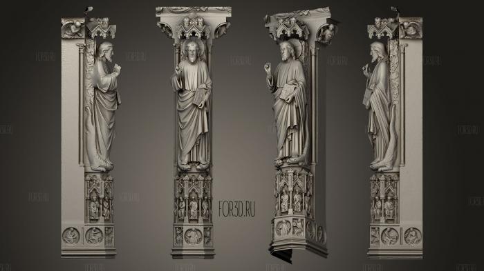 [Notre Dame de Paris 3d stl модель для ЧПУ