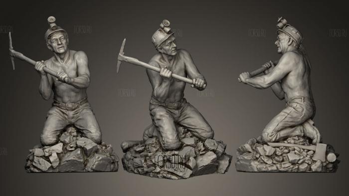 Free Miner Of The Forest Of Dean stl model for CNC