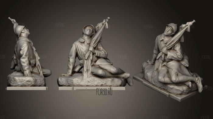 Monument aux morts de Saint martin de Crau 3d stl модель для ЧПУ