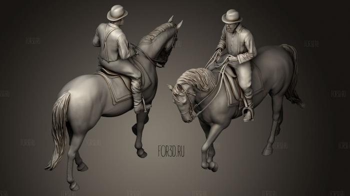 Workers and horses 2 3d stl модель для ЧПУ