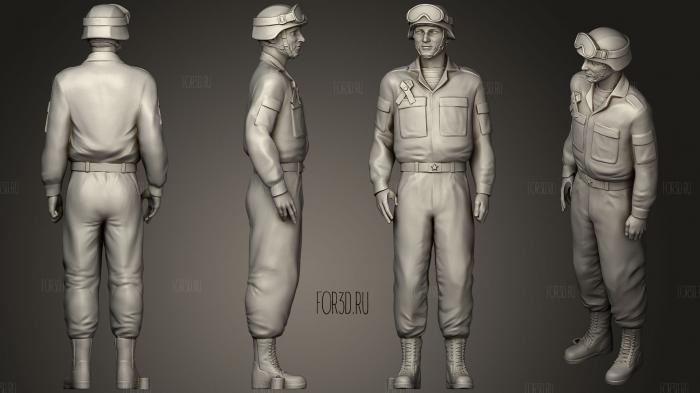 Man in military uniform 0116 11 3d stl модель для ЧПУ