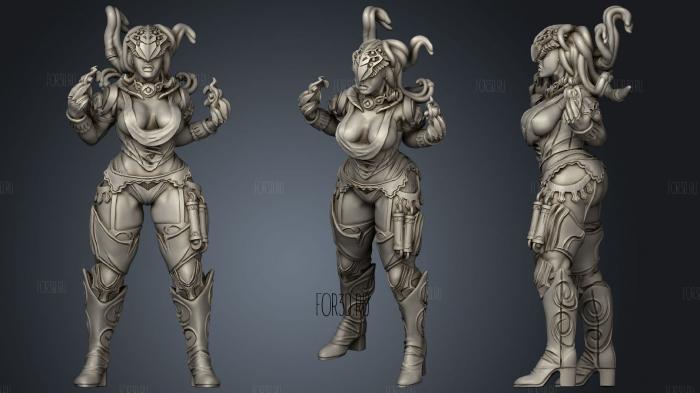 Cultist Pin Up stl model for CNC